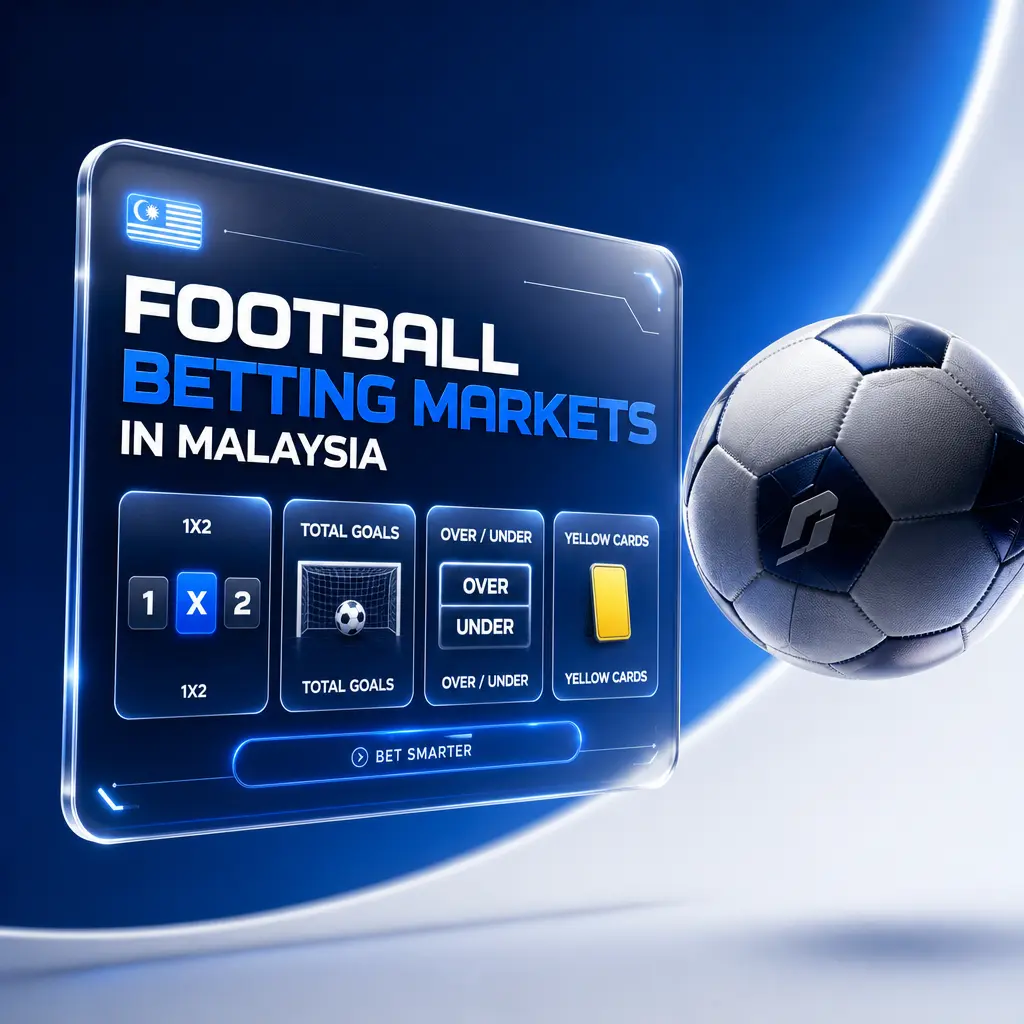 BK8 football betting markets in Malaysia, including Match Winner, Asian Handicap, Over/Under, Correct Score, and more.
